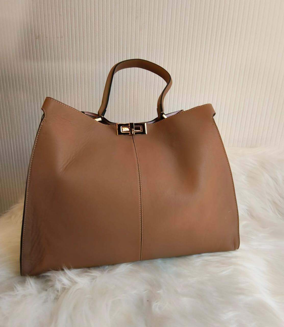 Prada-Inspired Triangle Shoulder Bag