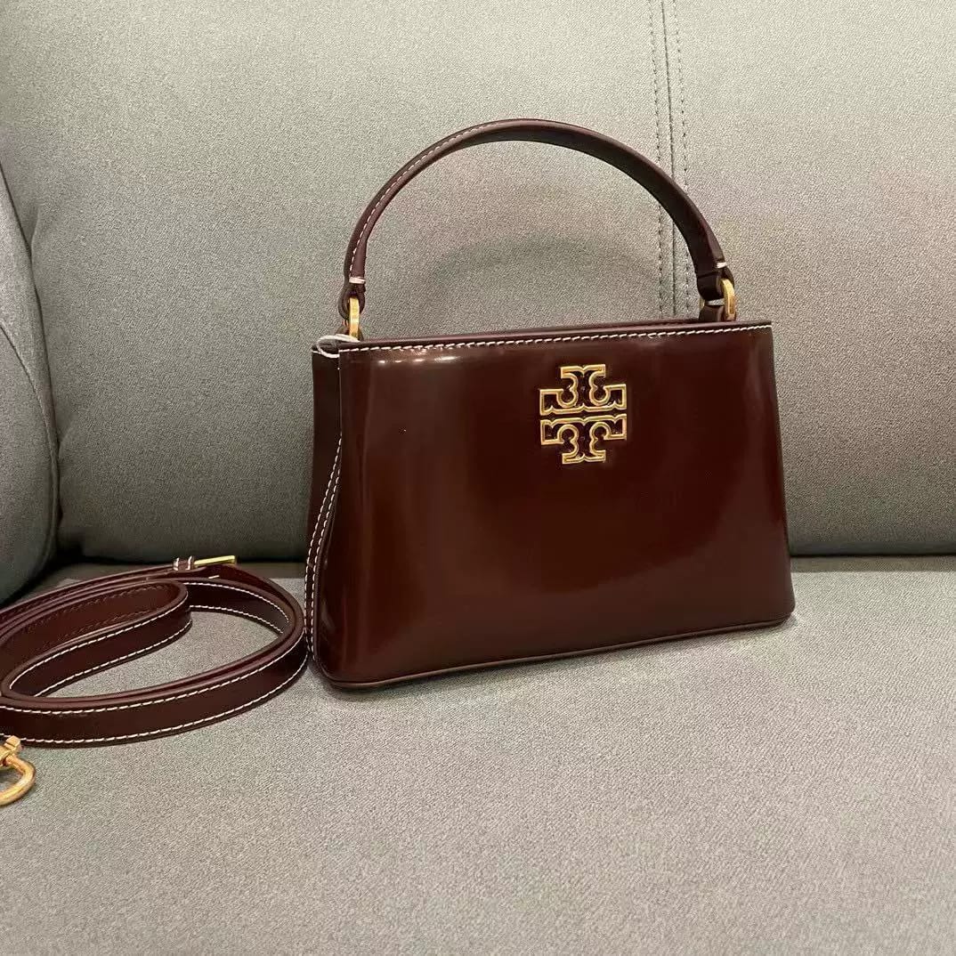 YSL-Inspired Envelope Chain Bag in Burgundy