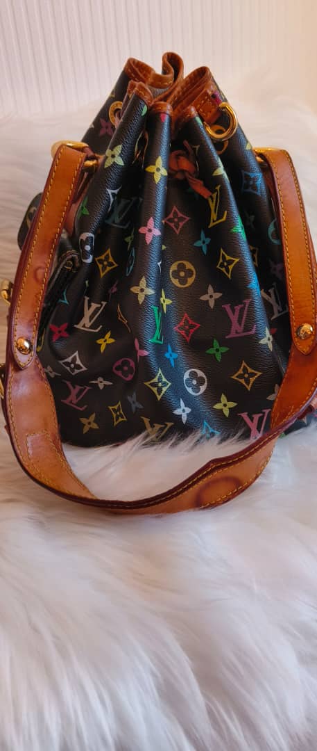 Louis Vuitton Black Monogram Canvas Bag